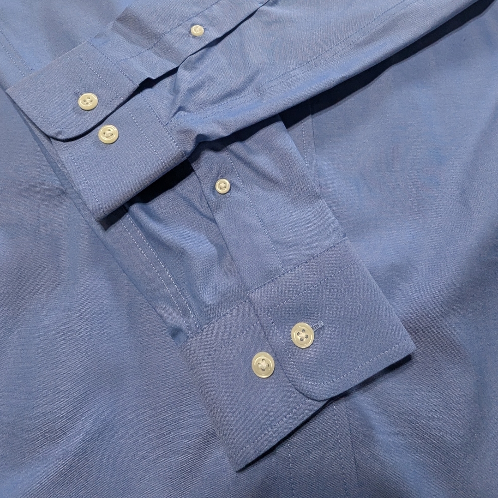 Hendrick Collection Men's Long Sleeve No Iron Modern Fit Button Up Shirt - Picture 5 of 9